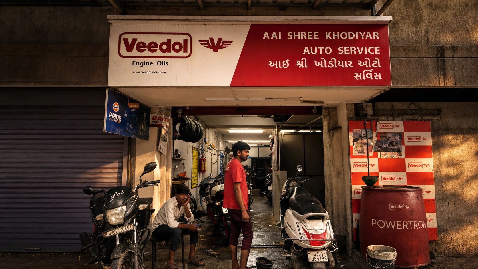Aai Shree Khodiyar Auto Service workshop in Bopal